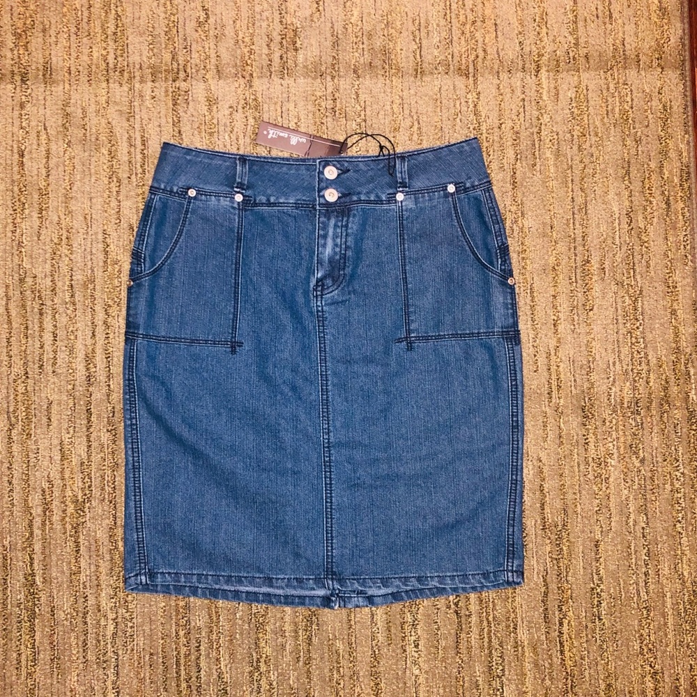 NWT Willie Smith Jean Skirt